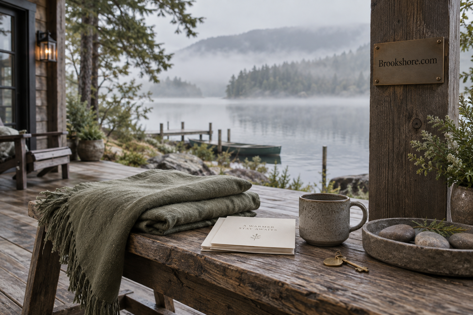 A landscape imagining inn and lodge