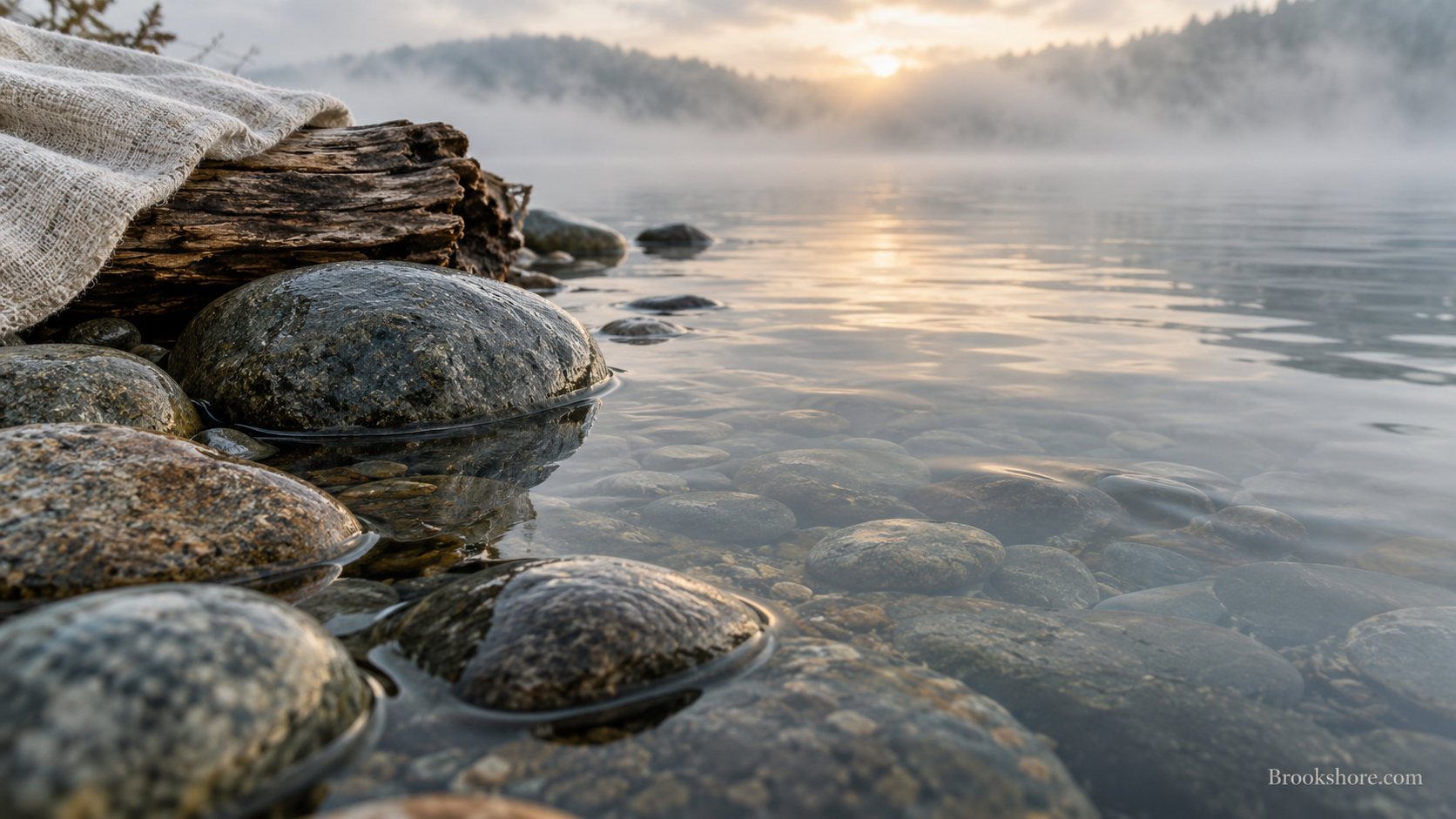 A quiet landscape reflecting the Brookshore theme